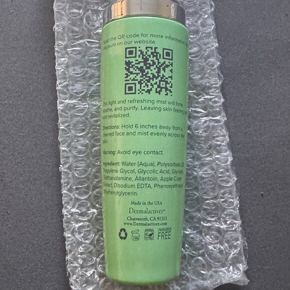 Dermalactives | NEW Purifying Apple Cider Toning Facial Spray 75ml - Picture 4 of 4